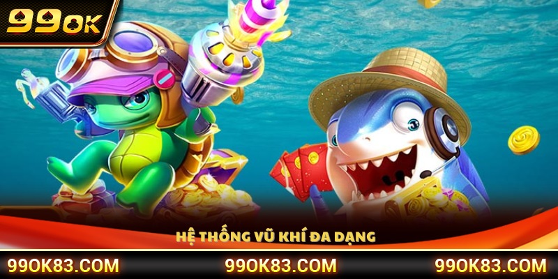 Kho vũ khí trong game phong phú 